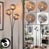 Bernado Floor Lamp - glass 15 cm Smoke-coloured, 3-light sources