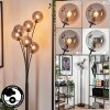 Bernado Floor Lamp - glass 12 cm Smoke-coloured, 6-light sources