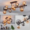 Chehalis Ceiling Light - glass 10 cm, 12 cm, 15 cm Amber, Smoke-coloured, 10-light sources