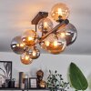 Chehalis Ceiling Light - glass 10 cm, 12 cm, 15 cm Amber, Smoke-coloured, 10-light sources