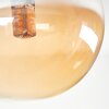 Chehalis Ceiling Light - glass 10 cm, 12 cm, 15 cm Amber, Smoke-coloured, 10-light sources