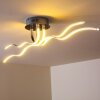 Mapleton ceiling light LED chrome, 4-light sources
