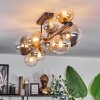 Chehalis Ceiling Light - glass 10 cm, 12 cm, 15 cm Amber, clear, Smoke-coloured, 10-light sources