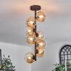 Chehalis Ceiling Light - glass 12 cm Amber, clear, 8-light sources