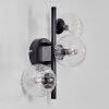 Chehalis Wall Light - glass 10 cm clear, 3-light sources