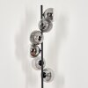 Remaisnil Floor Lamp - glass 15 cm clear, Smoke-coloured, 6-light sources