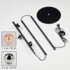 Remaisnil Floor Lamp - glass 15 cm Amber, Smoke-coloured, 3-light sources