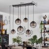 Evolene Pendant Light black, 6-light sources
