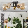 Chehalis Ceiling Light - glass 10 cm, 12 cm, 15 cm gold, black, 6-light sources