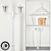 Loria Lamp Post white, 2-light sources