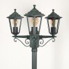 Loria Lamp Post green, black, 3-light sources