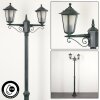 Loria Lamp Post green, black, 2-light sources