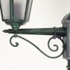 Loria Lamp Post green, black, 2-light sources