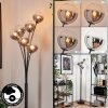 Bernado Floor Lamp - glass 12 cm clear, Smoke-coloured, 6-light sources