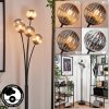 Bernado Floor Lamp - glass 10 cm Smoke-coloured, 5-light sources