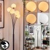 Bernado Floor Lamp - glass 12 cm white, 5-light sources