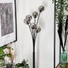 Bernado Floor Lamp - glass 10 cm clear, Smoke-coloured, 6-light sources