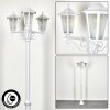 Loria Lamp Post white, 3-light sources