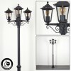 Loria Lamp Post black, 3-light sources