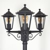 Loria Lamp Post black, 3-light sources