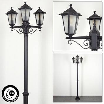Loria&#x20;Lamp&#x20;Post&#x20;black,&#x20;3-light&#x20;sources