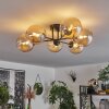 Chehalis Ceiling Light - glass 15 cm Amber, 6-light sources