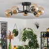 Chehalis Ceiling Light - glass 10 cm Amber, 6-light sources