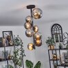 Chehalis Ceiling Light - glass 10 cm, 12 cm, 15 cm Smoke-coloured, 8-light sources