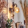 Chehalis Wall Light - glass 10 cm Amber, clear, Smoke-coloured, 3-light sources
