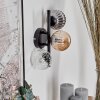 Chehalis Wall Light - glass 10 cm Amber, clear, Smoke-coloured, 3-light sources