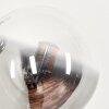 Bernado Floor Lamp - glass 10 cm clear, Smoke-coloured, 5-light sources