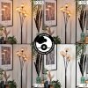 Bernado Floor Lamp - glass 12 cm Amber, 5-light sources