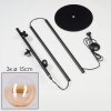 Remaisnil Floor Lamp - glass 15 cm Amber, clear, 3-light sources