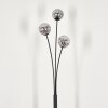 Bernado Floor Lamp - glass 10 cm Smoke-coloured, 3-light sources