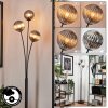 Bernado Floor Lamp - glass 12 cm Smoke-coloured, 3-light sources