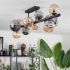 Chehalis Ceiling Light - glass 10 cm, 12 cm, 15 cm Amber, Smoke-coloured, 10-light sources