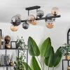 Chehalis Ceiling Light - glass 10 cm, 12 cm, 15 cm Amber, Smoke-coloured, 10-light sources