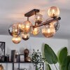 Chehalis Ceiling Light - glass 10 cm, 12 cm, 15 cm Amber, Smoke-coloured, 10-light sources
