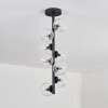 Chehalis Ceiling Light - glass 10 cm clear, 8-light sources