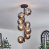 Chehalis Ceiling Light - glass 12 cm Smoke-coloured, 8-light sources