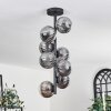 Chehalis Ceiling Light - glass 12 cm Smoke-coloured, 8-light sources