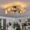 Chehalis Ceiling Light - glass 12 cm, 15 cm Amber, 6-light sources