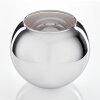 Koyoto replacement glass 25 cm chrome, Smoke-coloured