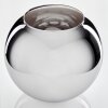 Koyoto replacement glass 30 cm chrome, Smoke-coloured