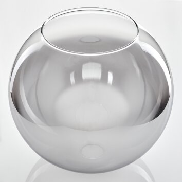 Koyoto replacement glass 30 cm clear, Smoke-coloured