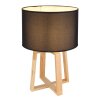 Globo MORITZ Table lamp brown, silver, 1-light source
