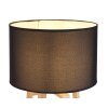 Globo MORITZ Table lamp brown, silver, 1-light source