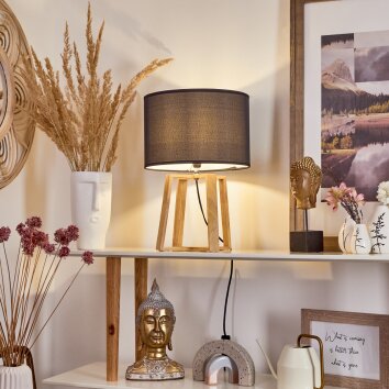 LEUKERBAD Table lamp Ecru, 1-light source