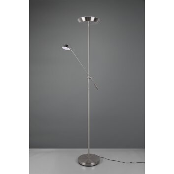 Reality HAORA Floor Lamp LED matt nickel, 2-light sources