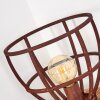 HAERVEJ Table lamp Ecru, rust-coloured, 1-light source